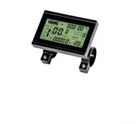 Yuanpgky -LCD 3 E-For Bike Display with Waterproof Connector, IP65 Rated LCD Screen for Electric Bicycles, 5-Pin Higo Green Port, Compatible with Control Systems