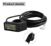 Yuanpgky -LCD4 Mini Display for 24V/36V/48V Electric, Waterproof 5-Pin Connector, Compatible with E-For bike Components, Cruise & Battery Indicator Function,(Standard)