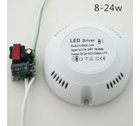 Yuanpgky LED Driver Power Supply 8-24W 24-36W 12-24W 24-40W for Ceiling Lights with Round Junction Box, AC 176-265V Input DC Output(8-24W)