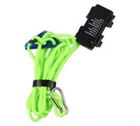 Yuanpgky LED Rope Light for Camping Tent Wind Rope - 300cm Luminous with 8 Modes, IP66 Waterproof, 370kg Load Capacity, Powered by 2 AA Batteries(green)
