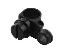 Yuanpgky Line Guide Holder Assembly for Daiwa CC80 CR80, Aluminum Alloy Thin Mouth Bell Mouth Wire Gauge Replacement Part Compatible with Fishing Baitcasting Reels(Black)