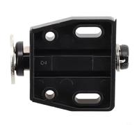 Yuanpgky Magnetic Cabinet Door Catch Push to Open Self-Closing Mechanism for Wardrobe Kitchen and Bathroom Cabinet Hardware in Black or Beige ABS Plastic Round Shape(Beige)