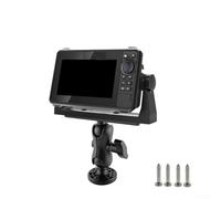 Yuanpgky Marine Yacht Fish Finder Bracket with 360-Degree Rotation - High-Strength Nylon GPS Mount for Navigation Devices, Black