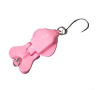 Yuanpgky Metal Double Section Crankbait Fishing Lure with Built-in Ringing Beads for Realistic Swinging Action, 2.9cm 2g Hard Bait for Freshwater and Saltwater Angling(C)