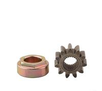 Yuanpgky Metal Steering Pinion Gear 11 Teeth with Splined Center and Hex Steering Bushing 7/8" OD x 5/8" ID Compatible with For Cadet 717-1554 741-04237A 741-04237B(0)