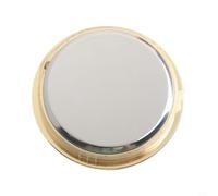 Yuanpgky Mini Clock Insert Quartz Movement Round 36mm/55mm with Gold or Silver Bezel and Roman or Arabic Numerals for Crafting and Home Decor Projects(55mm C)