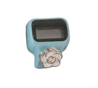 Yuanpgky Mini Electronic Finger Counter with LED Display, Automatic Screen-Off Function, For Long lasting Handheld Tally Clicker for Knitting, Sports Scoring, Classroom Use(Light blue)