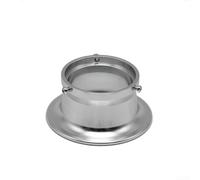 Yuanpgky Motorcycle Carburetor Air Filter Wind Cup 63x45mm Aluminium for PWK 34 36 38 40 42mm for RM125 ATV Parts(Silver)