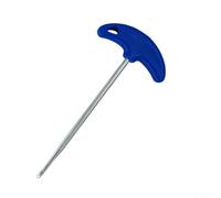 Yuanpgky Motorcycle Exhaust Spring Hook Puller Tool in Stainless Steel with ABS Handle, for Exhaust Pipe and Cotter Pin Removal by Mechanics(Blue)