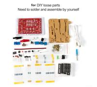 Yuanpgky Multifunctional Electronic Instrumentation Soldering Practice Kit with Voltage Current Measurement, DIY Digital Multimeter for Beginners, No(With housing)