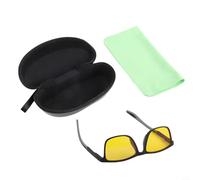 Yuanpgky Night Driving Glasses with Anti-Blue Light Lenses Compatible with for Enhanced and Reduced Glare, Yellow Lens Compatible with for Fog and Rain Conditions, Lightweight TR(Gray)