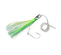 Yuanpgky Octopus Soft Lure 22cm 85g for Sea Fishing Boat Trolling Bait with 1.7m Cord and 8/0 Hook Compatible with Swordfish Salmon Marlin Tuna(A 22CM/85G)
