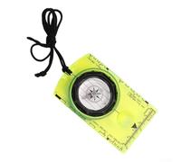 Yuanpgky Outdoor Orienteering Guide Tool with Acrylic For Compass Map for Hiking, Camping and Survival Activities, 105x62x13.5mm, Green