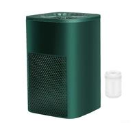 Yuanpgky Portable Air Purifier with For HEPA Filter for Home Office and Car, Formaldehyde Removal, Compact Air Cleaner for Indoor Air Quality, 5V 5W, White/Green(Green)