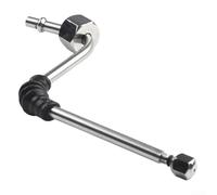 Yuanpgky Professional Coffee Machine Steam Wand Replacement, Stainless Steel Steam Arms, with Anti-Scorch Rubber Elbow, Compatible with EC680 EC685 (1 Hole)