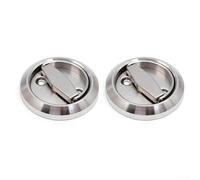 Yuanpgky Pull for Sliding Door Lock for Ring Lock Type Made with 304 Stainless Steel offeFor Ring Door Handle Solution (Silver)