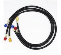 Yuanpgky R410A Charging Hose Set, 4000psi Burst 800psi Working Pressure, Rubber Condition Charging Hoses for HVAC Systems, Compatible with /4SAE Connectors(1.8M)