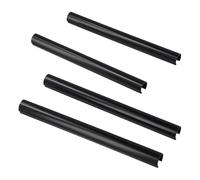 Yuanpgky Radiator Pipe Covers 15mm x 200mm/300mm/500mm Adjustable Length Plastic Covers for Home Heating Systems in Black and White, Set of 4(White-300mm)
