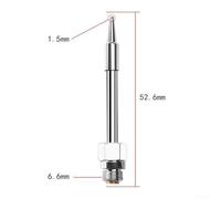 Yuanpgky Rechargeable Soldering Iron with LED Display 650mAh USB-C Cordless Adjustable Voltage 2.7V/3.7V/4.2V for Electronics DIY Projects Compatible with 510 Thread(White)