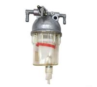 Yuanpgky Replacement Fuel Filter 129938-55701 for 55 60/70-5A-5G Excavator, Pipe Bending Oil Water Separator Assembly with Aluminum Alloy Housing and Nitrile Rubber