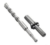 Yuanpgky Rock Stone Splitters 16-18mm Drill Bit Set for Concrete, Granite, Marble, Basalt, Sandstone, Gneiss, Limestone, Shale, Conglomerate, with Shank,(18mm Set)