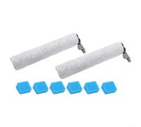 Yuanpgky Roller Brush Filter Kit with Lint Brush and Replacement Sponges Compatible with For JONR ED12 Pro Cordless Wet Dry Vacuum Cleaner(B)