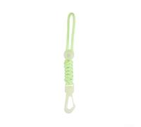 Yuanpgky Scuba Diving Lanyard for Camera and Equipment, Luminous Anti-Lost Rope with PA6 & 316 Stainless Steel Buckle, Glow-in-the-Dark Dive Accessory for Snorkeling(Small)