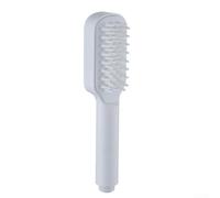 Yuanpgky Shower Head Compatible with for G1/2 Standard Hose Connection, Handheld Comb Massage Spray with Pressure Boost Technology, Dual Modes Compatible with for Scalp Cleaning and Rinsing,(White)