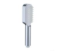 Yuanpgky Shower Head Compatible with for G1/2 Standard Hose Connection, Handheld Comb Massage Spray with Pressure Boost Technology, Dual Modes Compatible with for Scalp Cleaning and Rinsing,(Chrome)