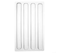 Yuanpgky Silicone Anti-Collision Door Stickers Transparent Wall Protection Pad for Cabinet Doors, Glass Desktops, Chairs and Furniture with Quiet Closing and Damage(150x15x2mm 4PCS)