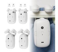 Yuanpgky Smart Curtain Motor, Automatic Curtain Opener, Electric curtain opener, Electric Curtain Driver for Remote Control and Home Automation(Single Roman rod)