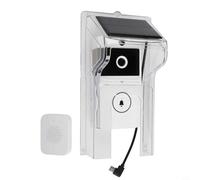 Yuanpgky Solar Charger Compatible with Video Doorbell and Waterproof Cover, Night Visions, Two-Way Intercom, Security Camera(A)