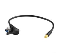 Yuanpgky Speed Sensor Connector for TSDZ-2 Middle Drive Motor, Compatible with E-For Bike Conversion Kits, ABS Material, Black