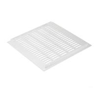Yuanpgky Square Aluminum Alloy Ventilation Grille for Closet Air Circulation | 300x300mm Air Vent Cover with Louvered Design | Rust-Resistant, High-Strength Mesh for(Black)