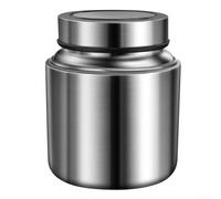 Yuanpgky Stainless Steel Canister Kitchen Storage, Vertical Canister Medium Large Metal Storage Tin Jar Multipurpose Airtight For Dry Food Sugar Snack(Big)