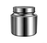 Yuanpgky Stainless Steel Canister Kitchen Storage, Vertical Canister Medium Large Metal Storage Tin Jar Multipurpose Airtight For Dry Food Sugar Snack(Small)