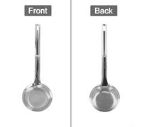 Yuanpgky Stainless Steel Kitchen Skimmer Strainer with Fine Filter Holes, SUS304 Foam Spoon for Cooking, Hot Pot and Frying in Large, Medium and Small(big)