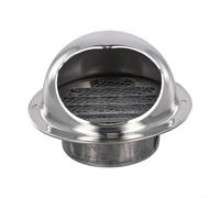 Yuanpgky Stainless Steel Round Ventilation Grille with Screen, Weather-Resistant Exhaust Air Cover for Bathroom and Outdoor Installation,(80MM)