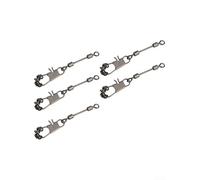 Yuanpgky Stainless Steel Tippet Rings for Fly Fishing Leaders, 2mm Seamless Oval O-Rings with Anti-Glare Finish, Anti-Rust and Strong Connection for Rio Leader(50pcs)