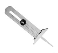Yuanpgky Stainless Steel Vernier Depth Gauge for Car Tyre Tread Measurement, 0-60 mm Range, Caliper Tool for Vehicle Maintenance and Safety Inspection(0-60mm)