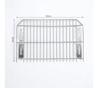 Yuanpgky Stainless Steel Wall Corner Drain for Roof and Floor, Side Outlet Gutter Component with Leaf Anti-Clogging Design, Compatible with Outdoor(L)