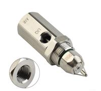 Yuanpgky Stainless Steel Washing Nozzle Air Atomizer with 30-80 Degree Adjustable Angle for Dust Control in Coal Mines and Quarries, 1/4'' Model High (80 Angle)
