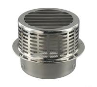 Yuanpgky Stainless Steel Water Heater Chimney Cap for Exterior Wall Air Outlet Pipe Exhaust, 304 Stainless Steel Vent with Insect & Rodent(150MM)