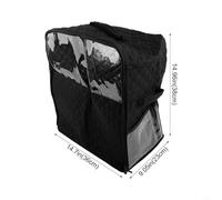 Yuanpgky Stand Mixer Cover Compatible for 6/7/8 Quart Mixers - Water-Resistant Quilted Nylon Storage Bag with Multiple Pockets for Tilt-Head and Bowl Lift(s)