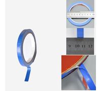 Yuanpgky Table Tennis Racket Side Protective Strip for Sponge For Edge - Anti-Collision Cloth Tape, 10M x 10MM, 0.32mm Thick, Red/Blue Pack of 20-22 Rackets(blue)