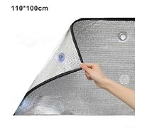 Yuanpgky Thermal Insulation Film 8mm Thick with Double-Sided Aluminum Foil Compatible with for Heat Protection, Cooling & Energy Efficiency, Silver 80x100cm(110*100cm)