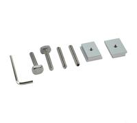 Yuanpgky Thin Rip Table Saw Jig with 3 Pulleys for Accurate Narrow and Repetitive Cuts, Compatible with 3/8" x 3/4" U-Slot and 1/4" x 3/8" T-Slot, Aluminum Alloy Guide