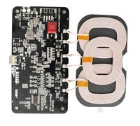 Yuanpgky Type-C Wireless Charger Transmitter Module Board with 3 Coils, 9-32V Input for Car, 20W Fast Charging, .0, Overheat & Short Circuit Protection(18w)