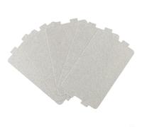 Yuanpgky Universal Microwave Oven Mica Waveguide Cover Plates, Heat Resistant Insulating Sheets for Wave Guide Repair and Protection, 5 Pack (11.6 x 6.5 cm)