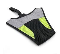 Yuanpgky Updated Version For Bike Trainer Sweat Guard with Phone Holder, Sweat Absorbent Net Strap for Indoor Cycling, Compatible with Most Mountain Road and Stationary(green)